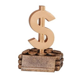 Dollar Sign Money Trophy