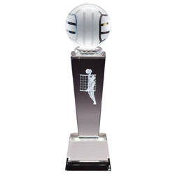 Volleyball Male Sport Crystal Trophies