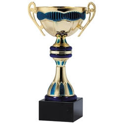Liguria Blue and Gold Trophy Cups