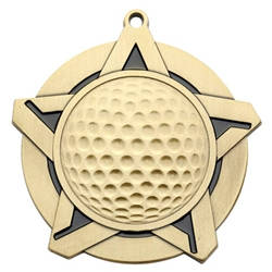 Golf Super Star Medals
