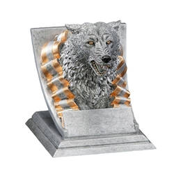 Wolf Mascot Trophies