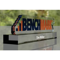 Benchmark Name Plate Custom Trophy