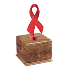 Red Awareness Ribbon Perpetual Award