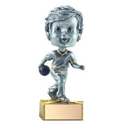 Bowling Bobblehead Trophies with Face