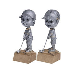 Golf Bobblehead Trophies with Face