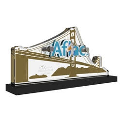 Aflac Bay Area Custom Logo Trophy