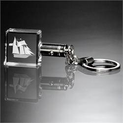 Keychain Lighted Square