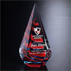Patriot Award Glass Art