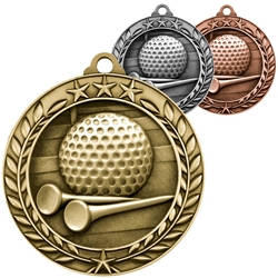 Golf Wreath Medals