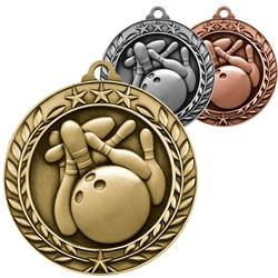 Bowling Wreath Medals