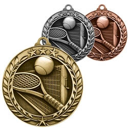 Tennis Wreath Medals