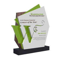 Winegrowers of Washington Custom Trophy