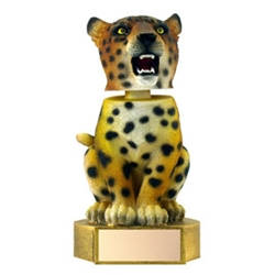 Jaguar Mascot Bobblehead Trophies