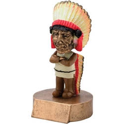 Indian Mascot Bobblehead Trophies