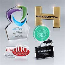Lasercut Lucite Awards 3/4" Thick (up to 33 square inches)