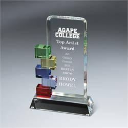 Cornerstone Excellence Optic Crystal Award Small