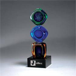 Distinctive Art Glass Cubes Award