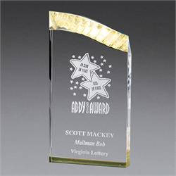 Gold Spectrum Chisel Carved Tower Trophy Award