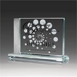 Emphasize Glass Award Trophy