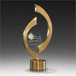 Golden Power and Beauty Award Trophy