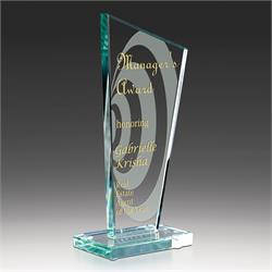 Hydrus Jade Glass Award Trophy