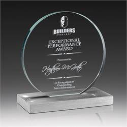 LeverageLeverage Glass Award Trophy