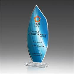 Transparent Flame Acrylic Award