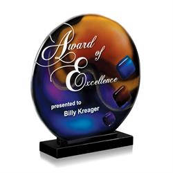 Trilogy Sphere Art Glass Award Trophy