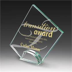Vela Jade Glass Award Trophy