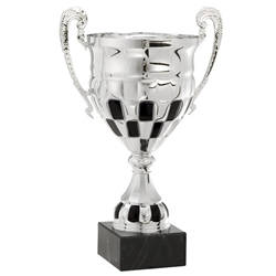 Checkered Racing Flag Trophy Cups