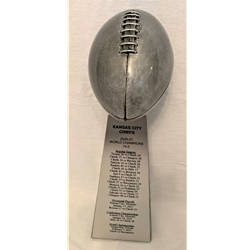 Kansas City Chiefs Lombardi Replica Super Bowl Champion Trophy