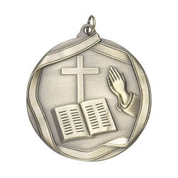 Religion Church Die Cast Medals