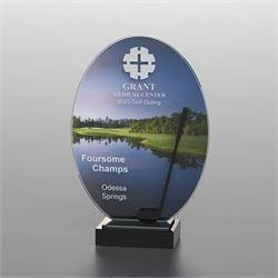 Golf Course Silhouette Award Small