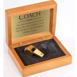 Gold and Silver Award Whistles