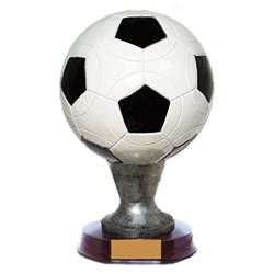 Large Soccer Ball Resin Trophy